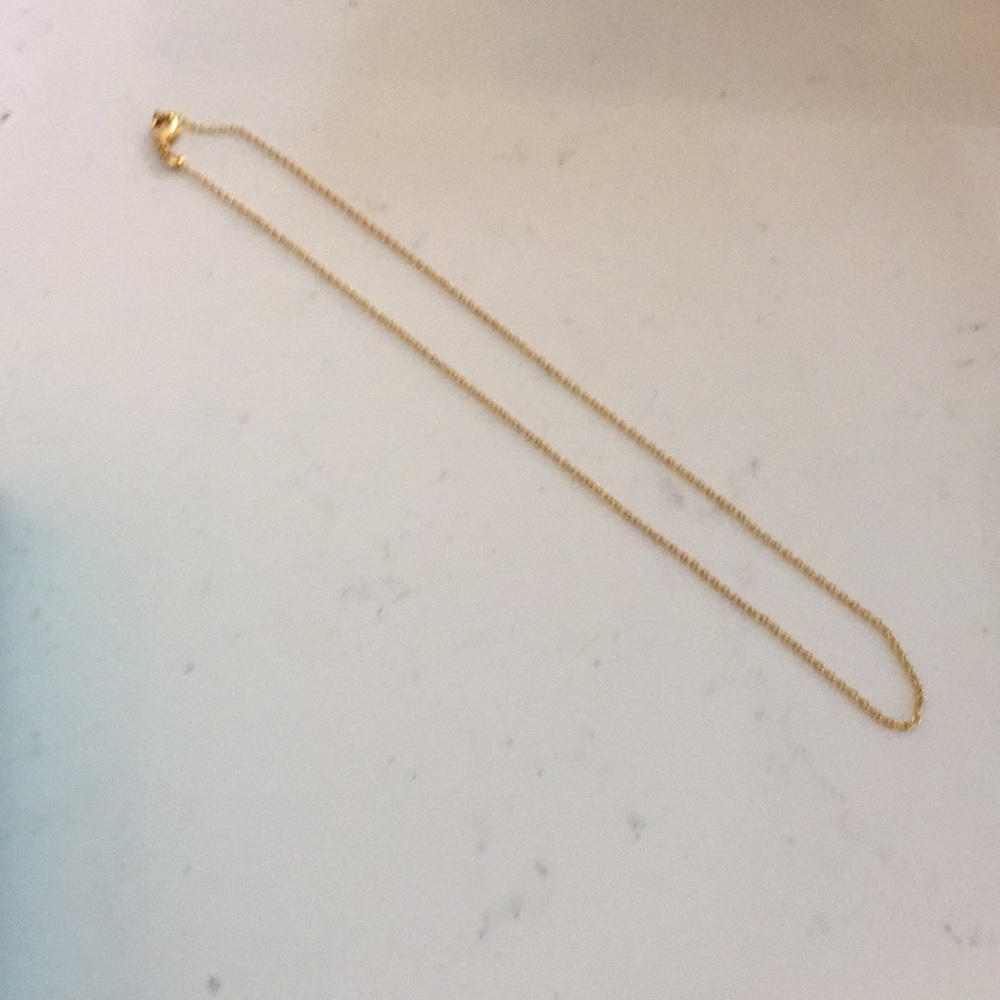 🏠 925 Gold colored chain.